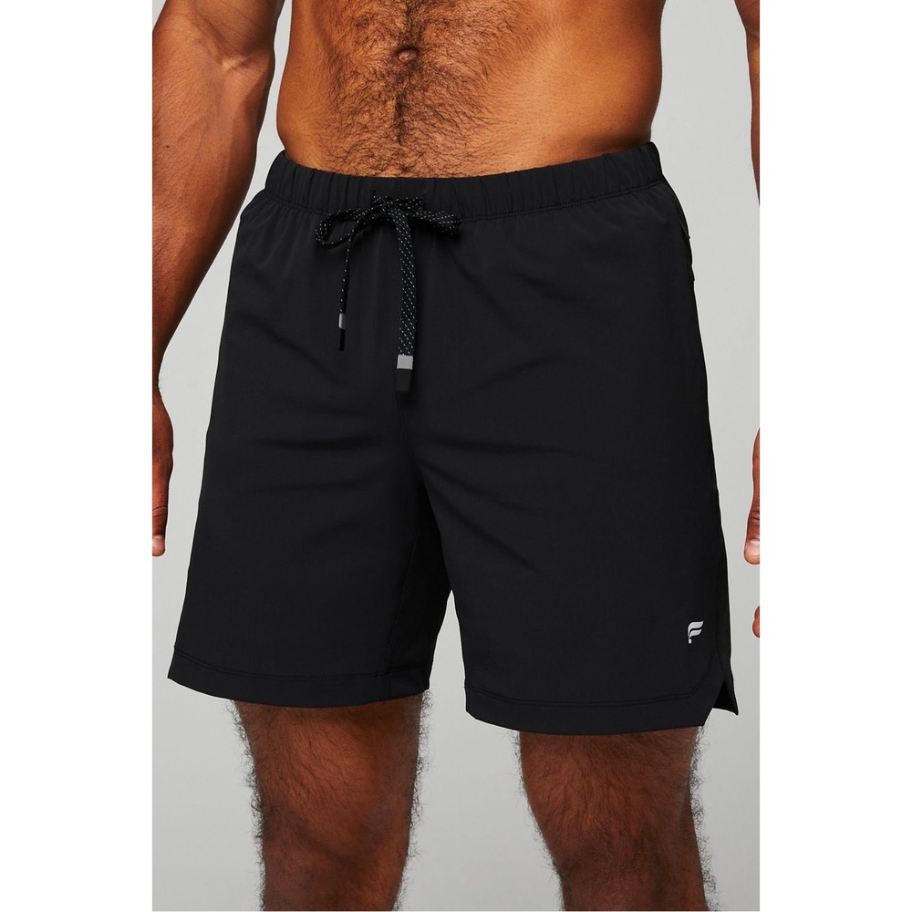 Fabletics Men The One Short‎ 7 Inch Inseam Black Athletic Training Shorts XL